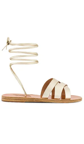 Ancient Greek Sandals Pisida Sandal in Metallic Gold