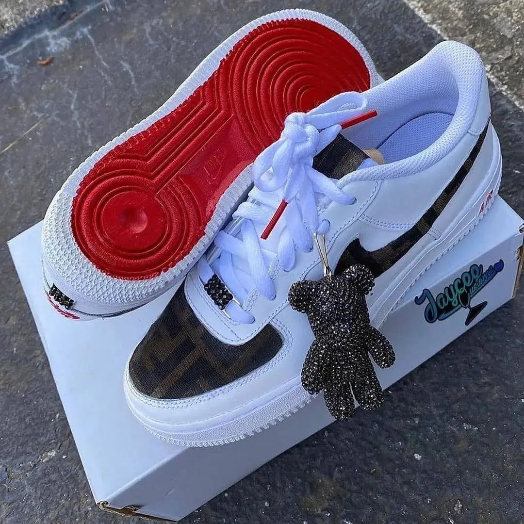 Bear Pendant Gray  Custom Air Force 1