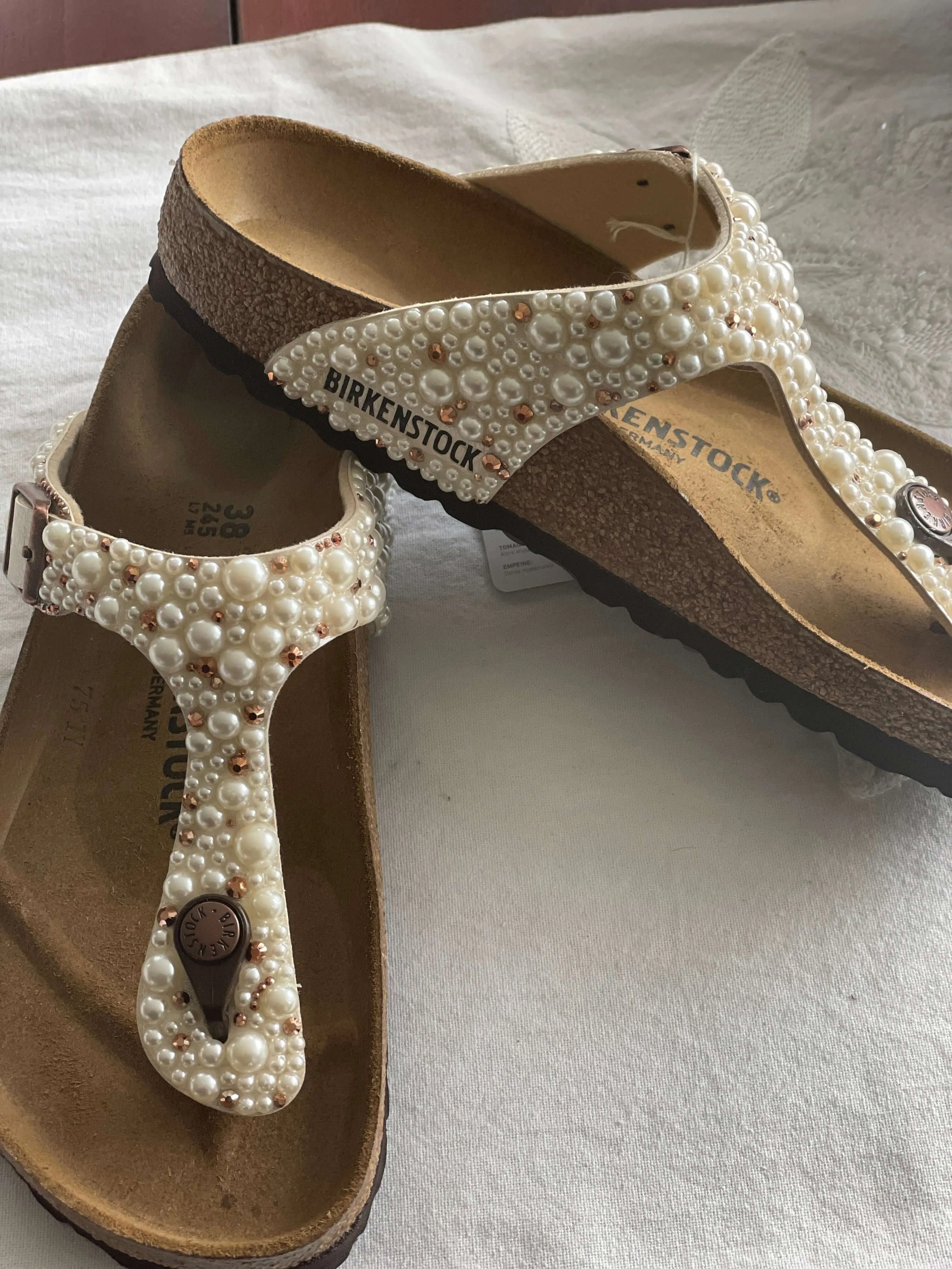 Bedazzled Birkenstock Gizeh Sandals