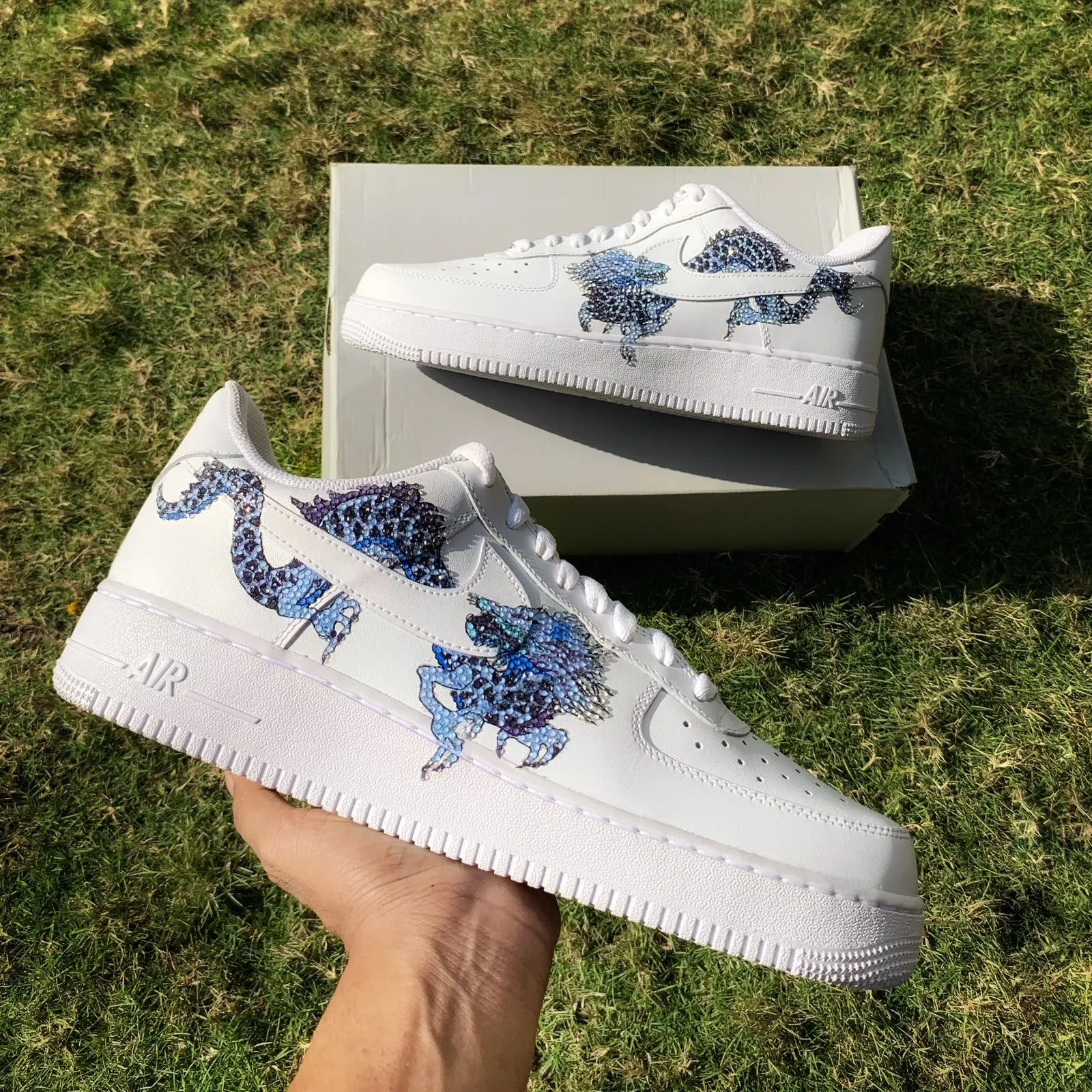 Blue Dragon Custom Air Force 1