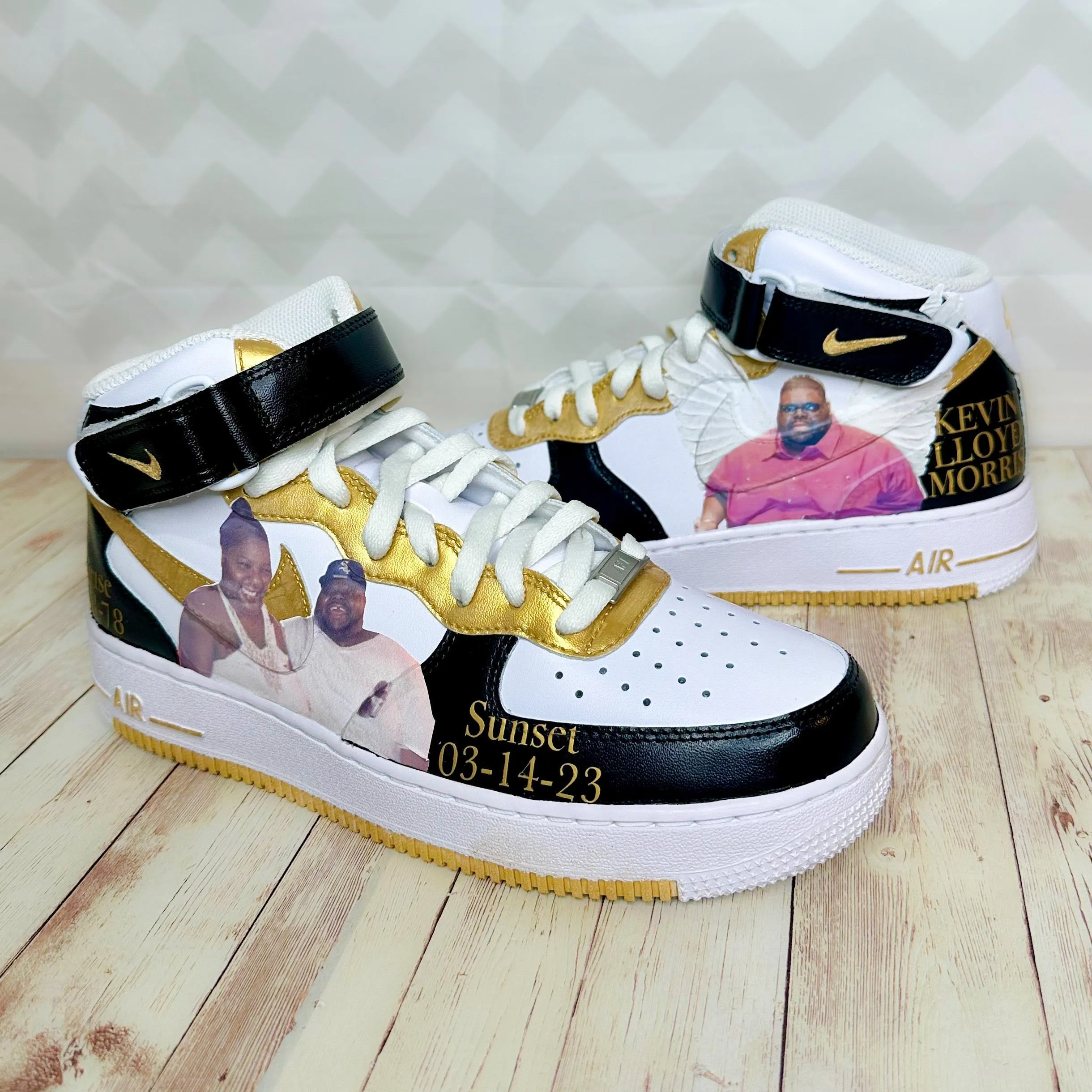 Couples' Anniversary Custom Air Force 1