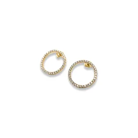 Diamond Halo Earrings