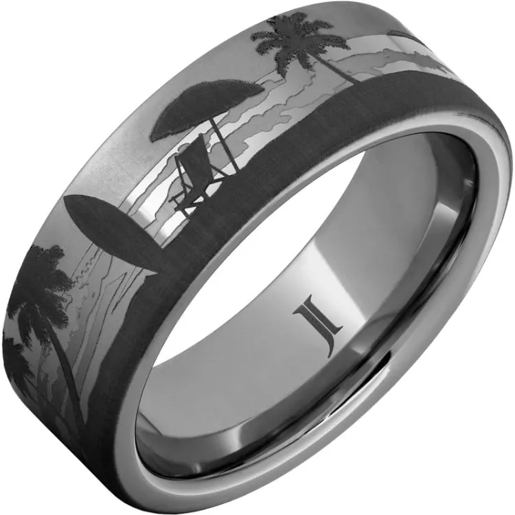 Endless Summer - Rugged Tungsten Ring