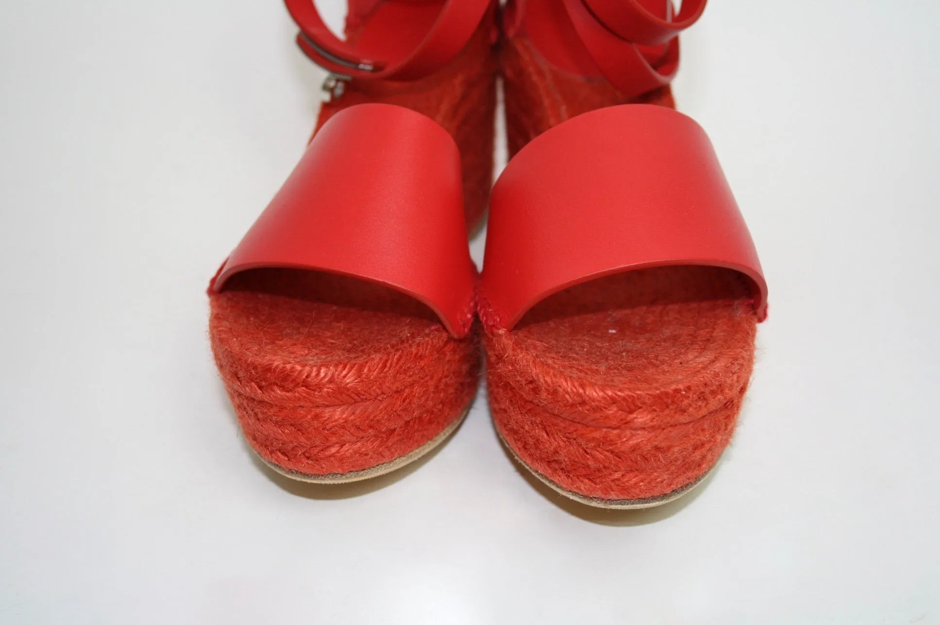 Hermès Red Tipoli Espadrille, 39