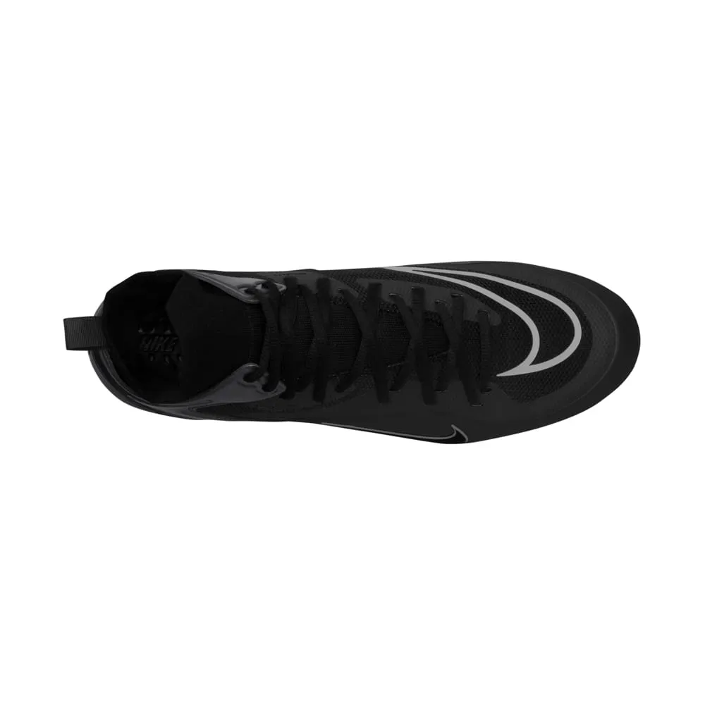 Nike Alpha Huarache 8 Elite Black/Grey Lacrosse Cleats