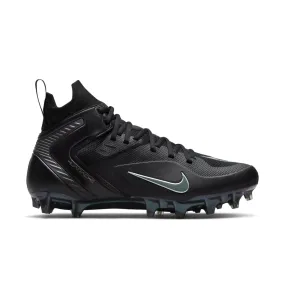 Nike Alpha Huarache 8 Elite Black/Silver Lacrosse Cleats