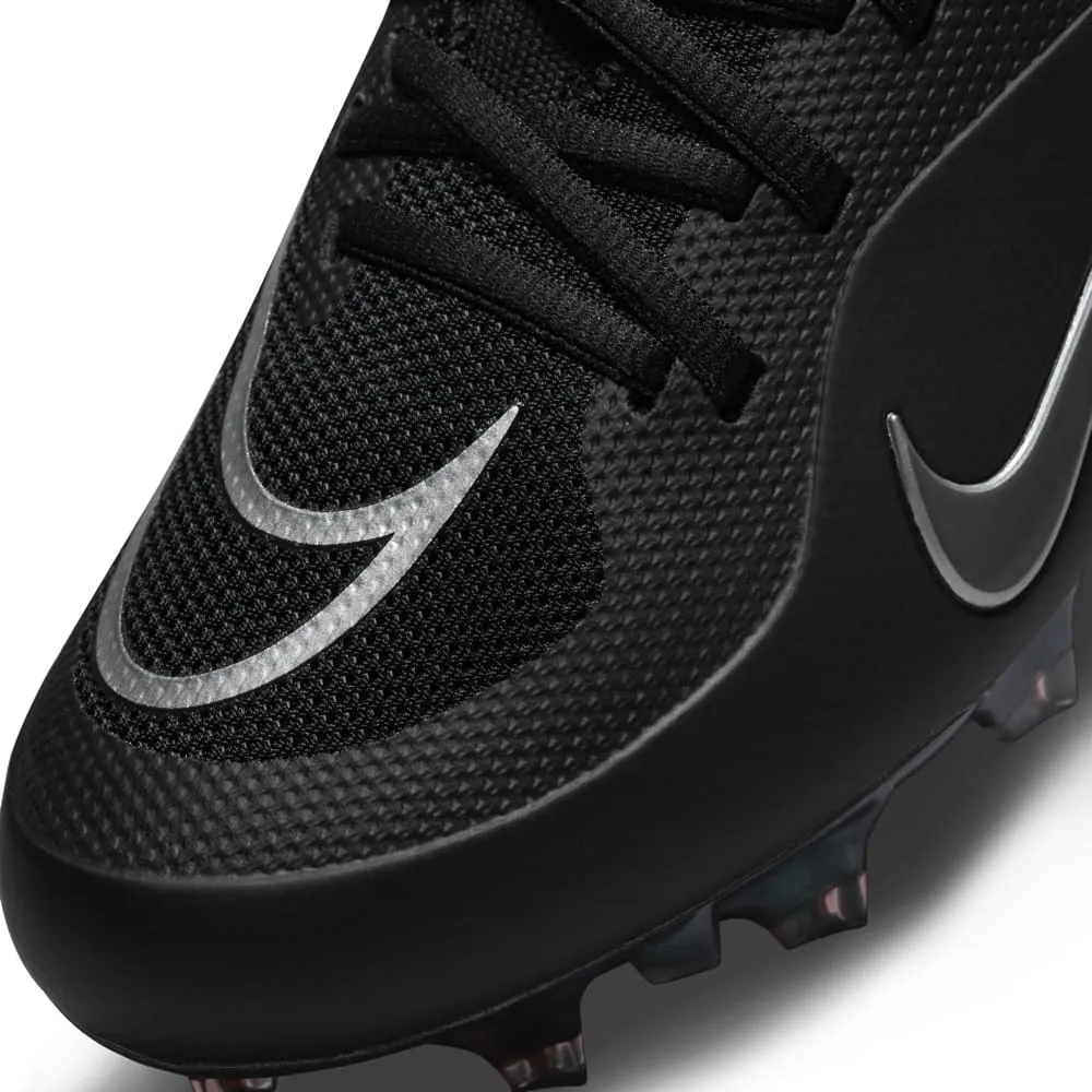 Nike Alpha Huarache 8 Elite Black/Silver Lacrosse Cleats