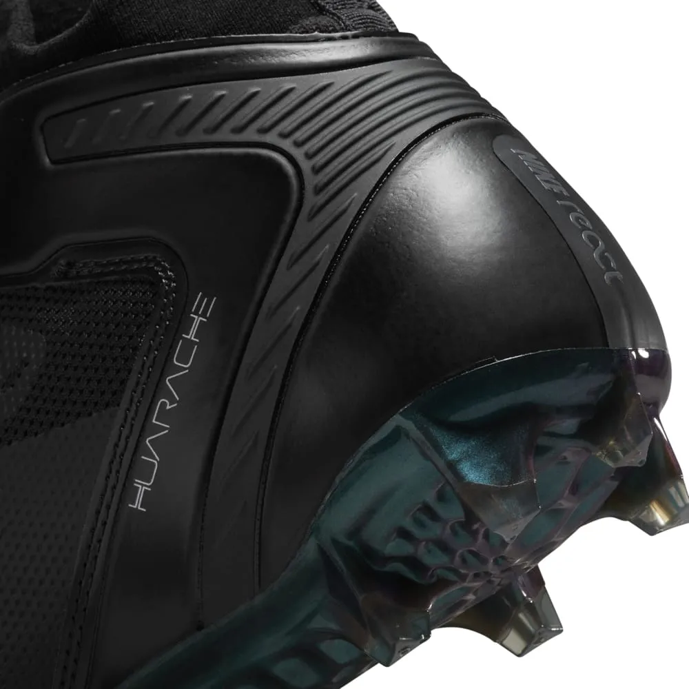 Nike Alpha Huarache 8 Elite Black/Silver Lacrosse Cleats