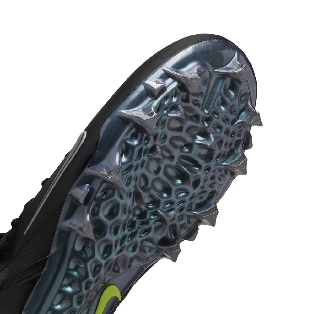 Nike Alpha Huarache 8 Elite Black/Silver Lacrosse Cleats