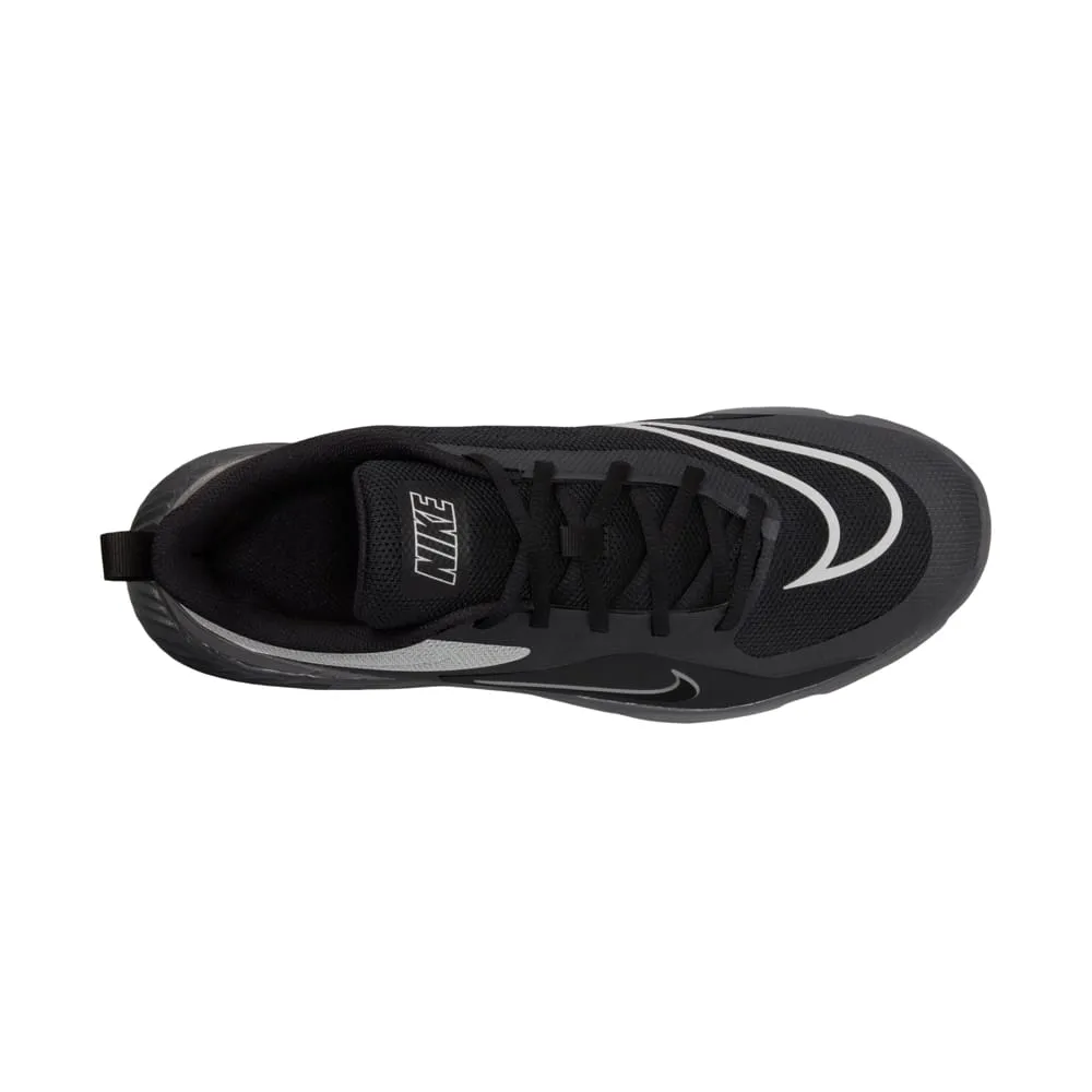 Nike Alpha Huarache 8 Pro Turf Black/Grey Lacrosse Cleats