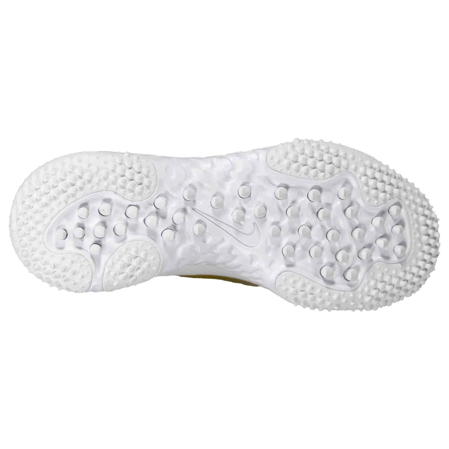 Nike Huarache 9 Elite Turf Lax White/Gold Lacrosse Cleats