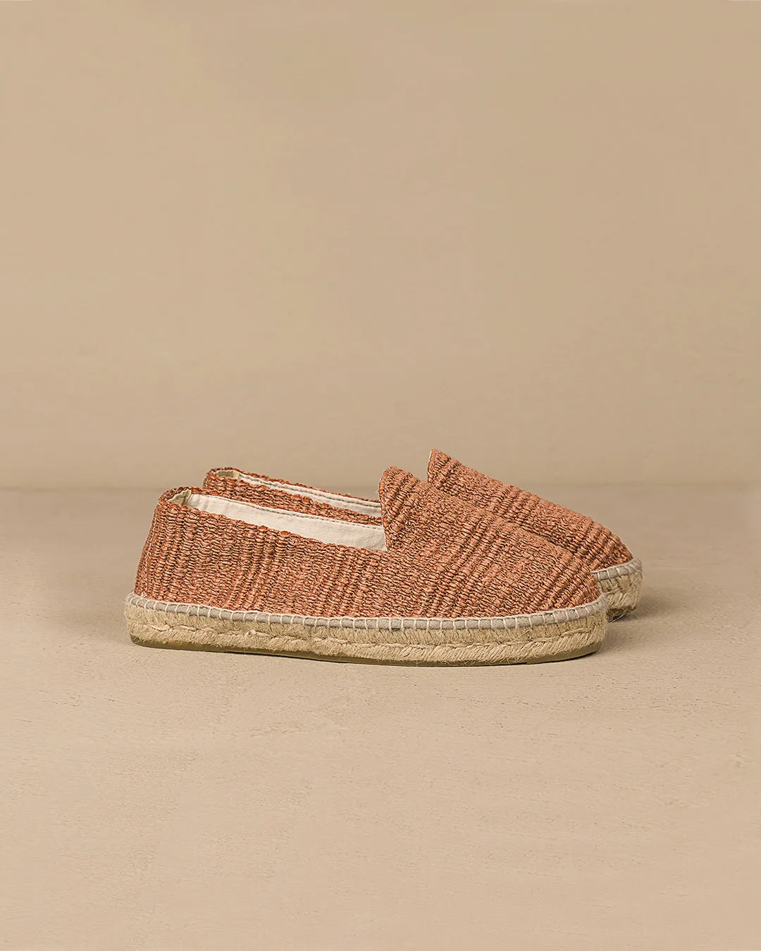 Raffia Stripes Espadrilles - G09C0 - Yucatán Orange Rust