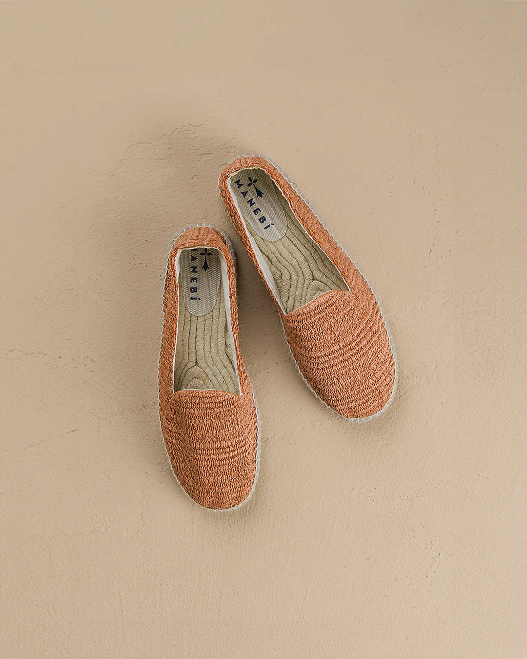 Raffia Stripes Espadrilles - G09C0 - Yucatán Orange Rust