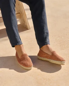Raffia Stripes Espadrilles - G09C0 - Yucatán Orange Rust