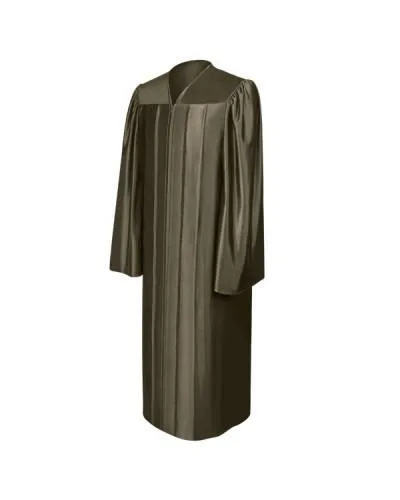 Shiny Brown Bachelors Graduation Gown - College & University