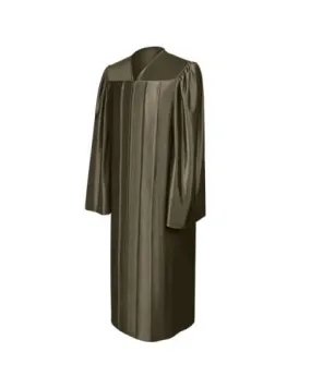 Shiny Brown Bachelors Graduation Gown - College & University