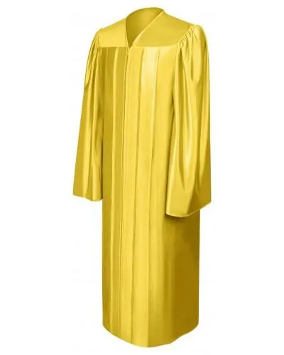 Shiny Gold Bachelors Graduation Gown - College & University