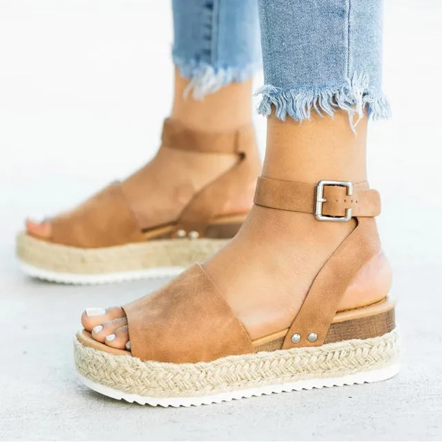 Women Sandals Plus Size Wedges Shoes For Women