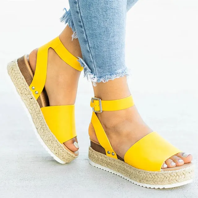 Women Sandals Plus Size Wedges Shoes For Women