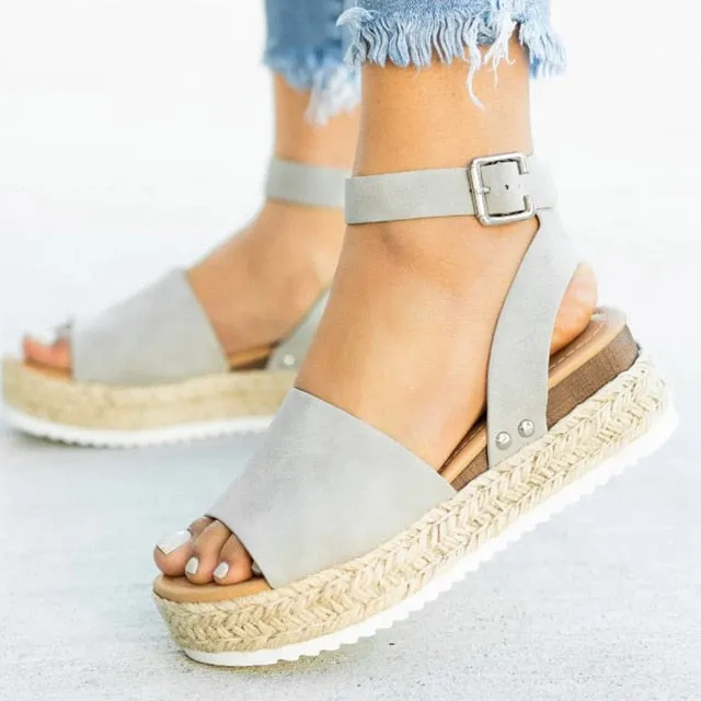 Women Sandals Plus Size Wedges Shoes For Women